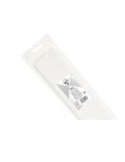 PAPIER CRÉPON 75%, sachet de 1 feuille, 2,50x0,50m, Blanc