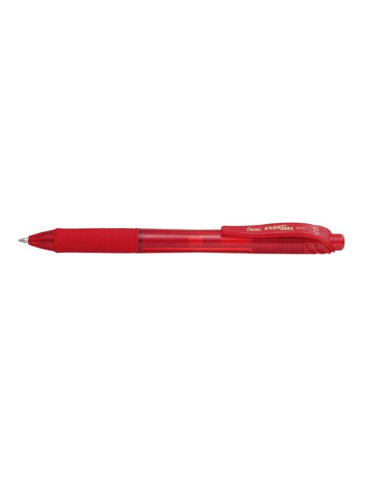 Energel X rétractable - 0,7mm - BL107-BX rouge