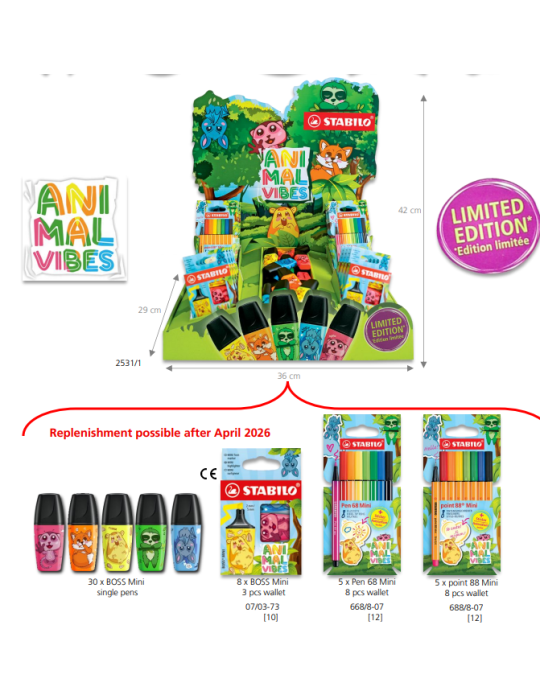 DISPLAY ANIMAL VIBES Pt Mod