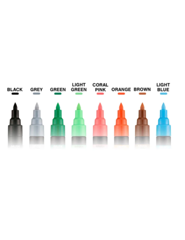 Brush Pen Posca PC5M Beige 2