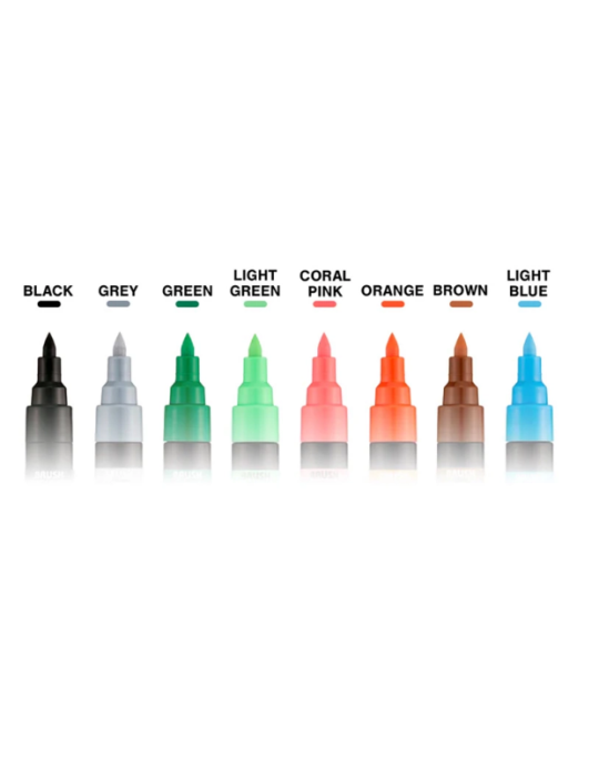 Brush Pen Posca PC5M Blanc