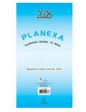 Planexa 5 volets mural 15 mois