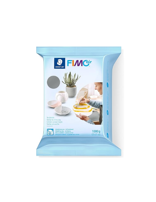 Fimo air pâte à modeler 1kg Gris