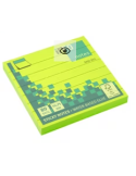 Info notes 75x75mm vert vif bloc de 80 flles ligné