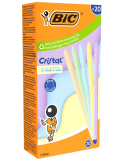BIC Cristal Pastel Ball Pens x20