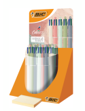 BIC 4 Colours Mineral Ball Pens x30
