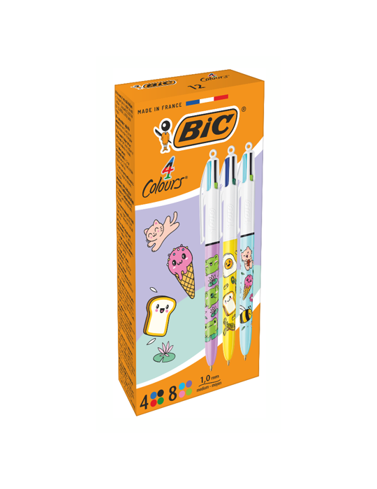 Bic 4 Colours Kawai Box12