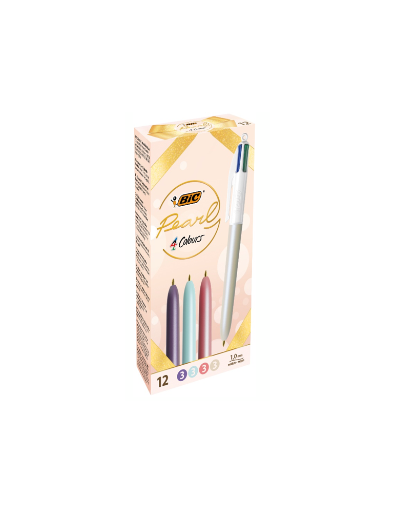 Bic 4 Colours Pearli Box12