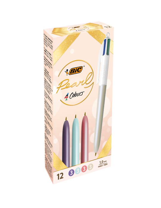 Bic 4 Colours Pearl  Box12