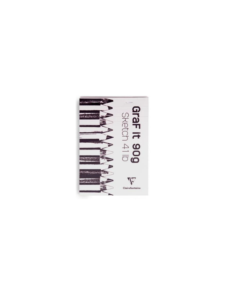 GraF'it bloc agrafé 80F A5 90g - Aléatoire