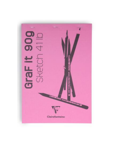 GraF'it bloc agrafé 80F A4 90g - Aléatoire