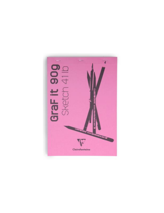 GraF'it bloc agrafé 80F A4 90g - Aléatoire