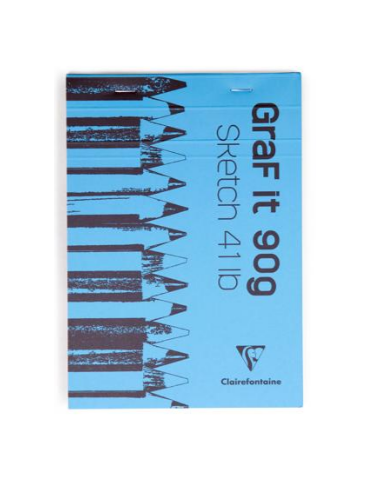 GraF'it bloc agrafé 80F A3 90g - Aléatoire