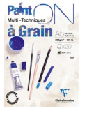 Paint'ON à grain bloc collé 20F A5 250g