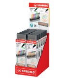 Stylo-feutre pointe fine STABILO point 88 Click box de 10 stylos-feutr
