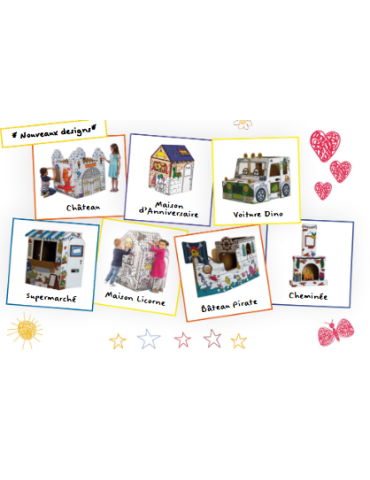 BB CHATEAU À COLORIER XL 1PK EMBALLAGE RETAIL (FSC)