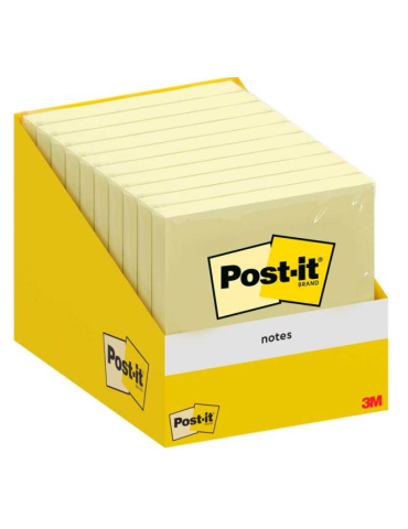 Post-it® Super Sticky Notes - Canary Yellow™ - 76 x 76 mm