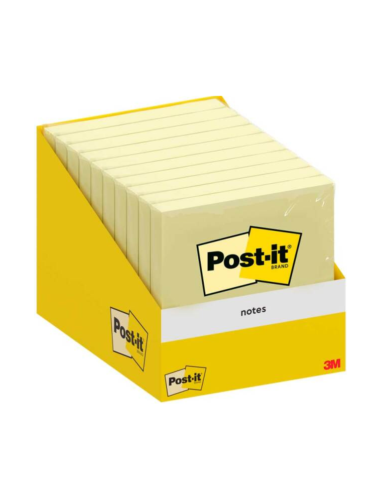 Post-it® Super Sticky Notes - Canary Yellow™ - 76 x 76 mm emb individu