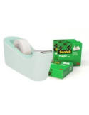 Scotch® C18M Tape Dispenser,  Mint + 4 Rollen Scotch® Magic™ Tape 19mm