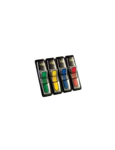 Post-it® Index Flèche - Dévidoir Standard - Rouge, Bleu, Jaune, Vert -
