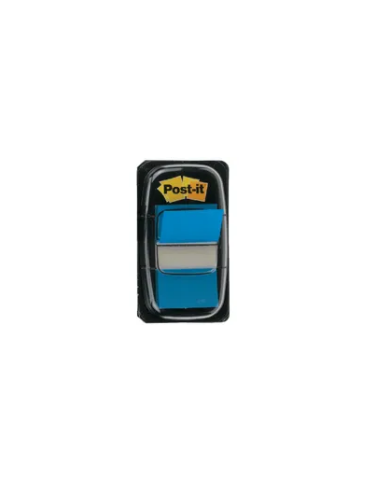 Post-it® Index Standard - Bleu - 25,4 x 43,2 mm - 50 Index/Dévidoir