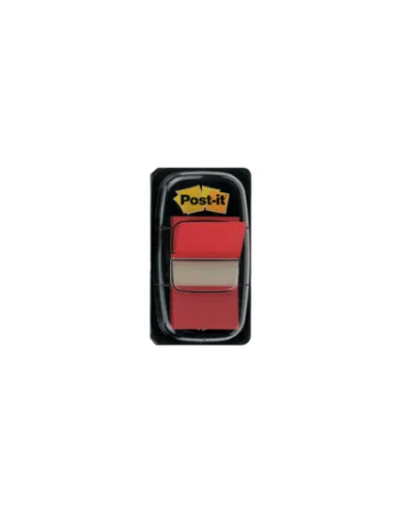 Post-it® Index Standard - Rouge - 25,4 x 43,2 mm - 50 Index/Dévidoir