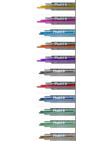 Display Art Multi8 - 10 blisters et 8 couleurs recharges mines 2