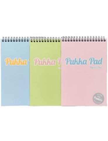 Bloc-notes reporter Pastel 160 pages 140 x 205mm