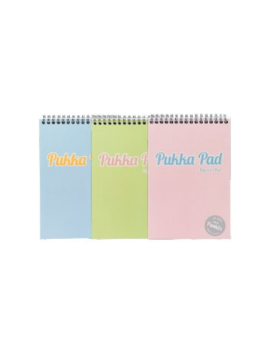 Bloc-notes reporter Pastel 160 pages 140 x 205mm