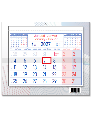 CALENDRIER 700B + BLOC M3 QUAD.£