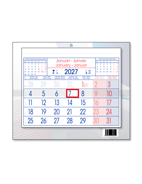 CALENDRIER 700B + BLOC M3 QUAD.£