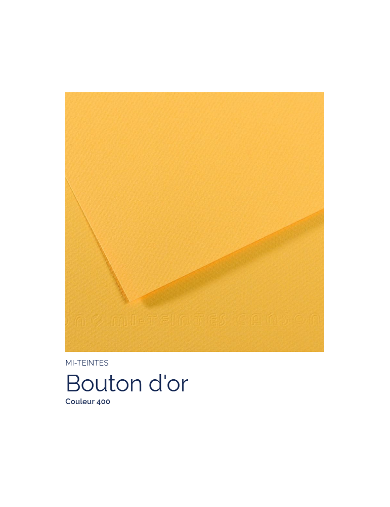 FL   MI-TEINTES®  50x65 160G  BOUTON D'OR   400