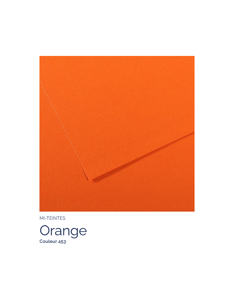 FL   MI-TEINTES®  A4 160G  ORANGE 453