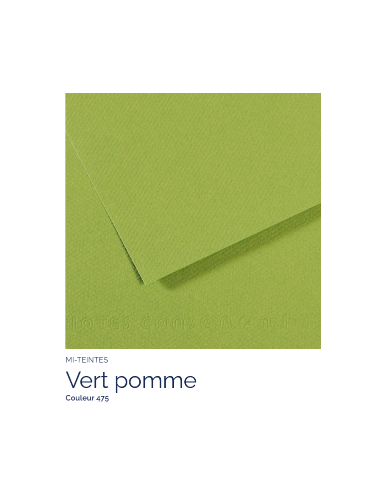 FL   MI-TEINTES®  50X65 160G  VERT POMME  475