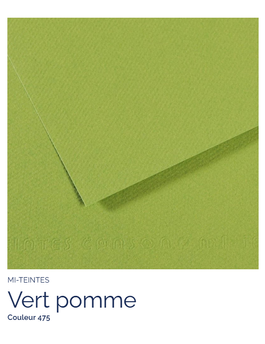 FL   MI-TEINTES®  50X65 160G  VERT POMME  475