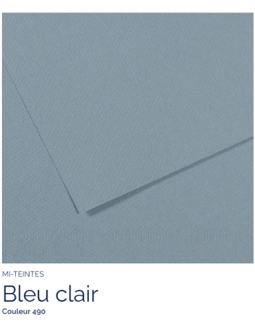 FL   MI-TEINTES® 50x65 160G  BLEU CLAIR 490