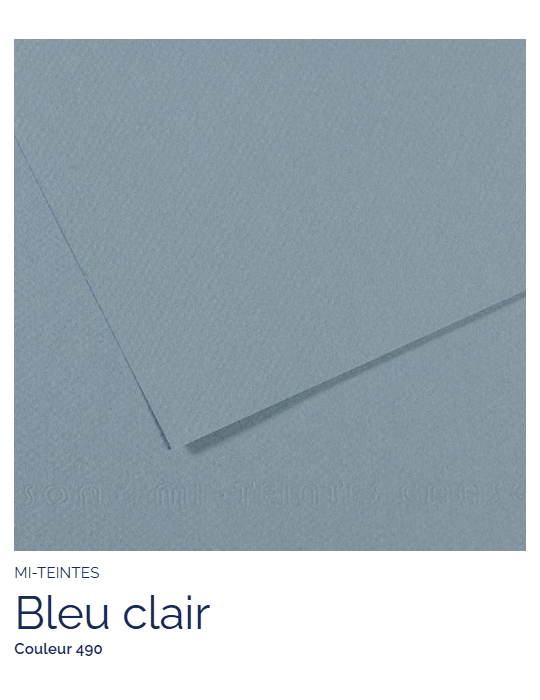 FL   MI-TEINTES® 50x65 160G  BLEU CLAIR 490