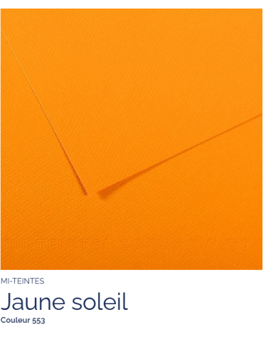 FL   MI-TEINTES®  50x65 160G  JAUNE SOLEIL 553