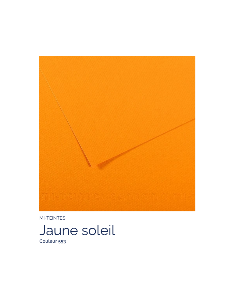 FL   MI-TEINTES®  50x65 160G  JAUNE SOLEIL 553