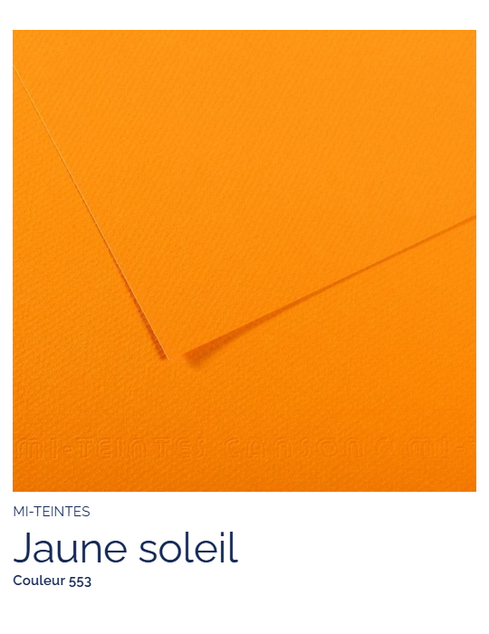 FL   MI-TEINTES®  50x65 160G  JAUNE SOLEIL 553