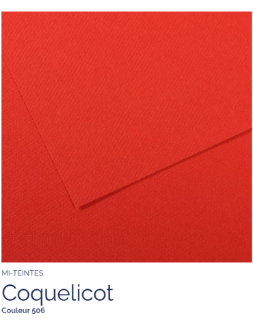 FL   MI-TEINTES®  50x65 160G  COQUELICOT   506