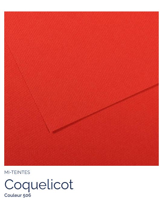 FL   MI-TEINTES®  50x65 160G  COQUELICOT   506