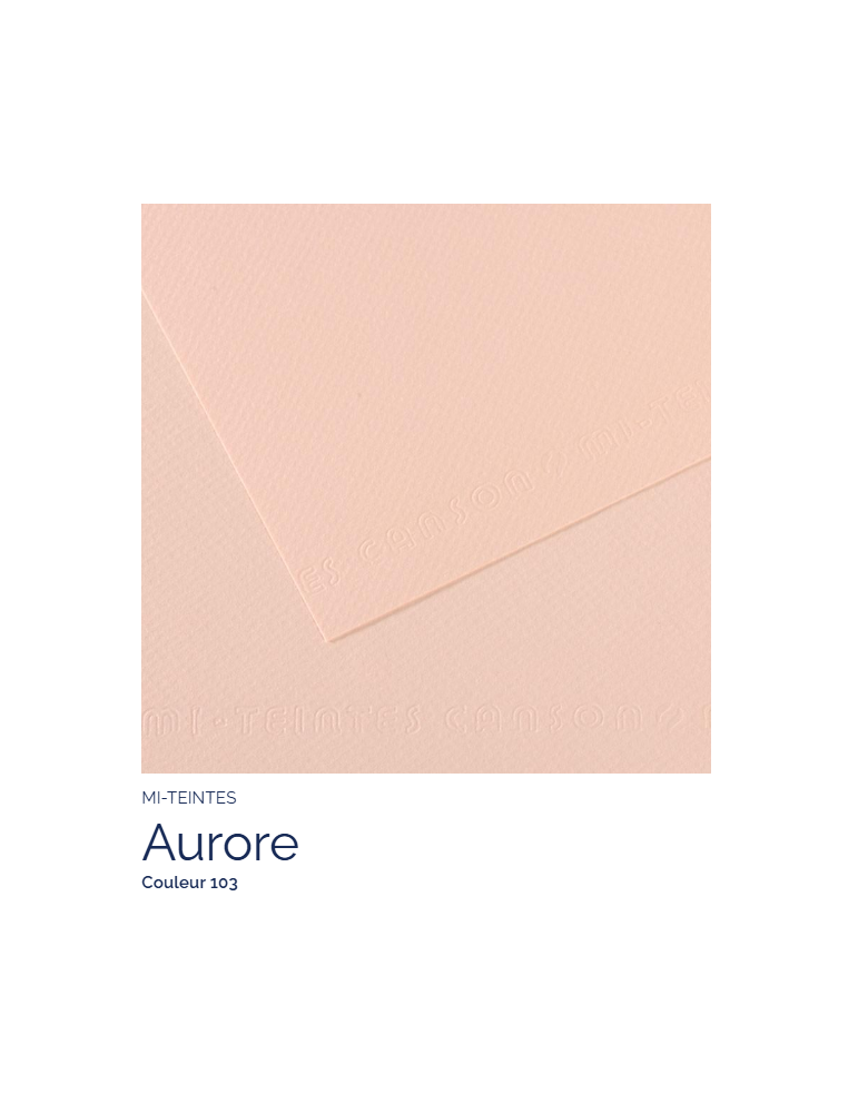 FL   MI-TEINTES®  50x65 160G  AURORE 103