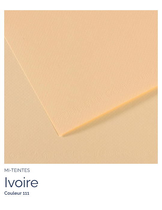 FL   MI-TEINTES®  50X65 160G  IVOIRE 111