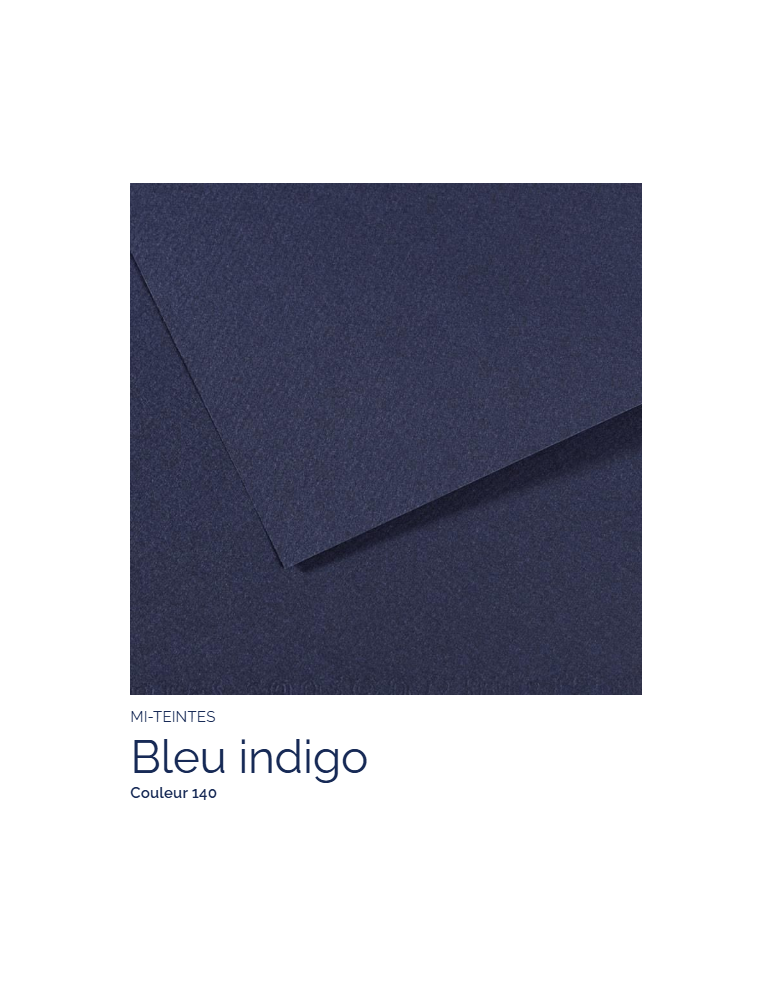 FL   MI-TEINTES®  50x65 160G  BLEU  INDIGO  140