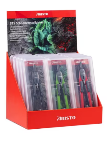 Snelverstelpasser Aristo 15 stuks in display Nature serie