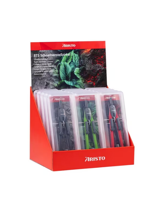 Snelverstelpasser Aristo 15 stuks in display Nature serie