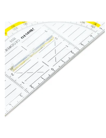 Equerre géométrique Geo-Dreieck® avec poignée, hypoténuse 14 cm