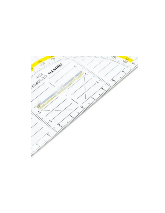 Geodriehoek Aristo 14 cm met greep