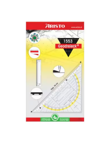 Equerre géométrique Aristo avec poignée 14 cm 2